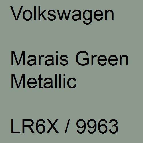 Volkswagen, Marais Green Metallic, LR6X / 9963.